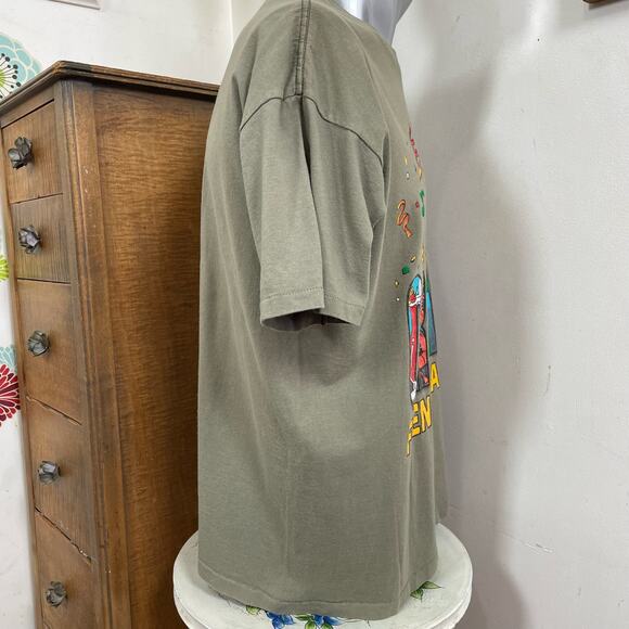 Vintage New Orleans Graphic Tee, 1990s Mardi Gras Jazz T-Shirt Sz XL - Picture 2 of 12